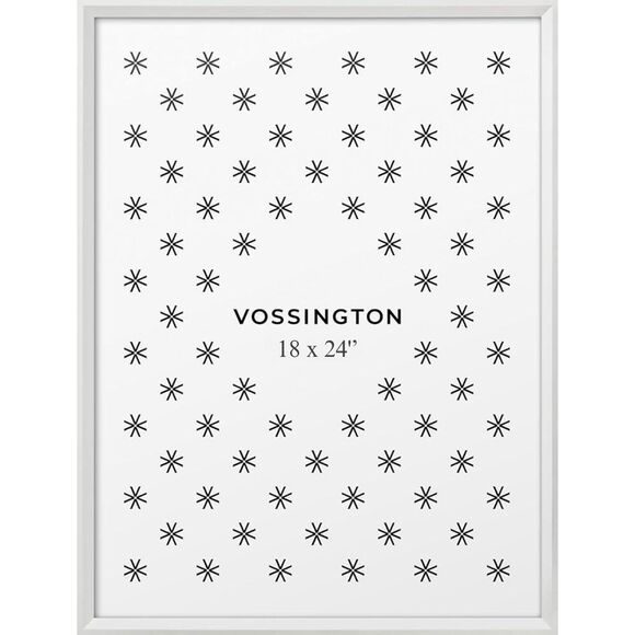 Vossington BELEVED 18x24 Frame White - Picture 1 of 9